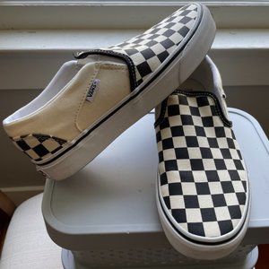 Checkered Slip on Vans